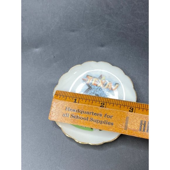 Vtg Miniature Demitasse Texas Star Souvenir Tea Cup & Saucer w/Stand Japan - Picture 12 of 12